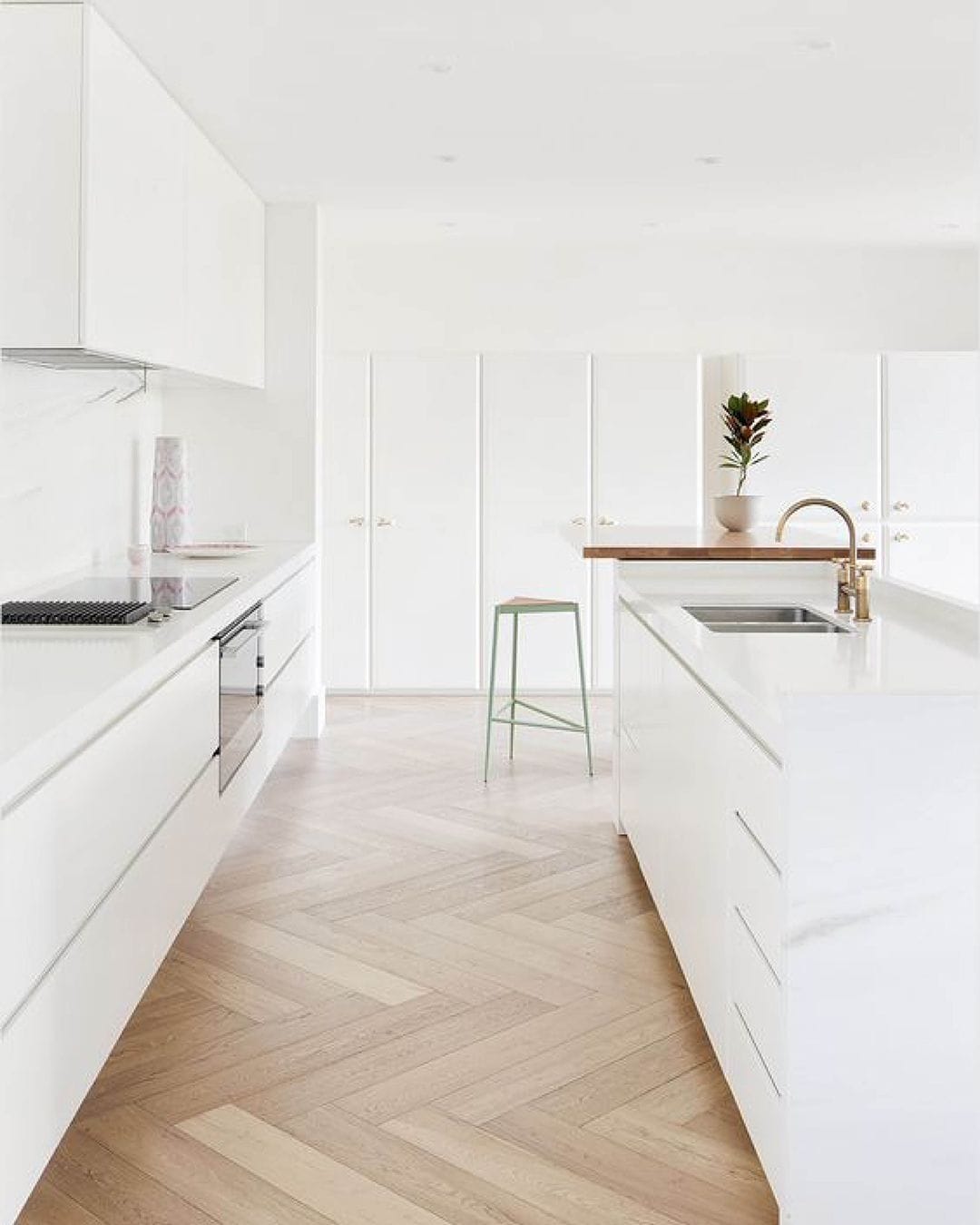 herringbone flooring installation in denver